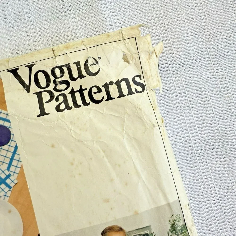 Vogue Sewing Pattern 1892 VegeTablers Kitchen Picnic Cottagecore Home Decor